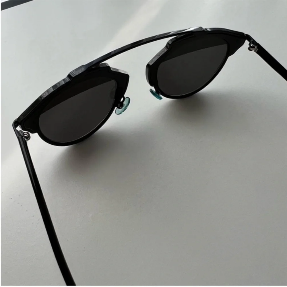 CHRISTIAN DIOR Designer SoReal Sunglasses Black/Silver